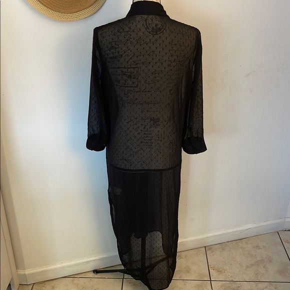 Express Black Button Down Shirt - Picture 7 of 9